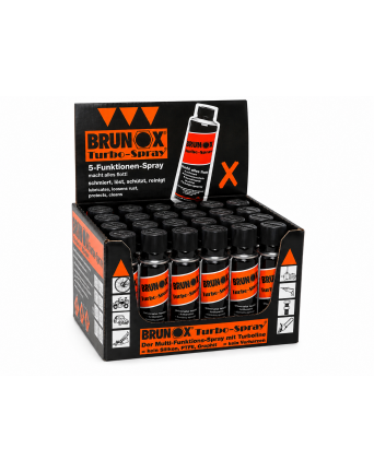 Antikorozinė daugiafunkcinė purškimo priemonė BRUNOX TURBO SPRAY, 100 ml 