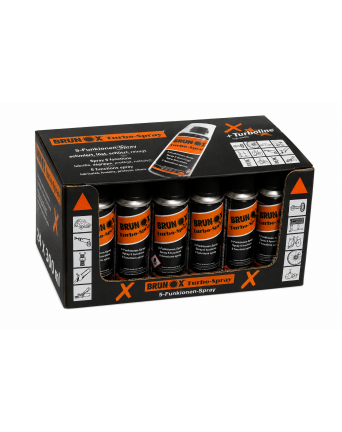 Antikorozinė daugiafunkcinė purškimo priemonė BRUNOX TURBO SPRAY, 300 ml