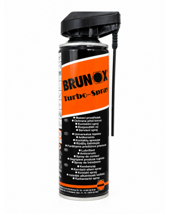 Antikorozinė daugiafunkcinė purškimo priemonė BRUNOX TURBO SPRAY, power click, 500 ml