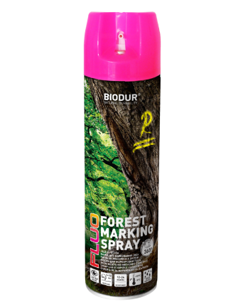 Aerozoliniai miško ženklinimo dažai BIODUR, rožiniai, 500 ml