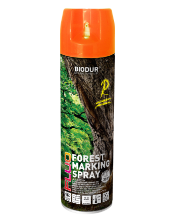 Aerozoliniai miško ženklinimo dažai BIODUR, oranžiniai, 500 ml