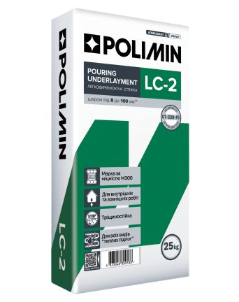 POLIMIN LC-2 UŽLIEJAMASIS PAGRINDAS       , 25 kg