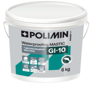 GI-10 Hidroizoliacinė mastika, 3 kg Polimin