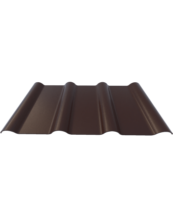 Profiliuoti fibrocementiniai lakštai MODERN, 625x1166x6,2mm, RUDI